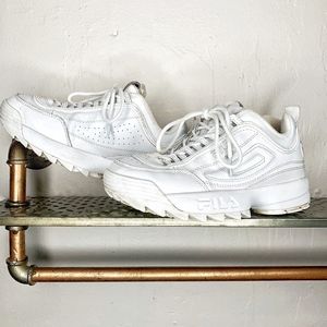 FILA Disruptor II Sneakers in White